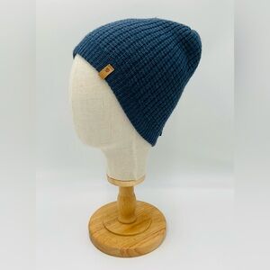 Fjallraven ‘Ovik’ Men’s Melange Blue Textured Knit Beanie